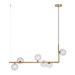 Modern Glass Bubble Kitchen Island Linear Pendant - Image 6