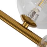 Modern Glass Bubble Kitchen Island Linear Pendant - Image 9