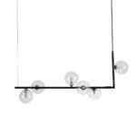 Modern Glass Bubble Kitchen Island Linear Pendant - Image 11