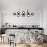 Modern Mid-Century Globe Kitchen Island Pendant Light - Image 3