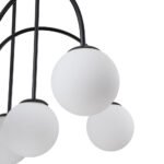 10-Light Frosted Glass Globe Bubble Chandelier - Image 14