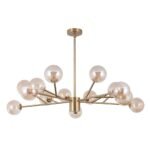 Modern Sputnik Branching Bubble Chandelier - Image 9