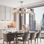 Modern Sputnik Branching Bubble Chandelier - Image 7