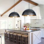 Oversized Metal Dome Pendant Light - Image 3