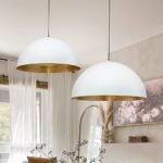 Oversized Metal Dome Pendant Light - Image 6