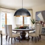 Oversized Metal Dome Pendant Light - Image 4