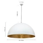 Oversized Metal Dome Pendant Light - Image 34