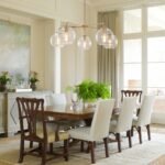 Round Globe Sputnik 5-light Chandelier Bubble Glass Design - Image 5