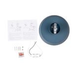 Scandinavian LED Semi Flush Ceiling Light - Image 12