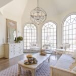 Vintage 8-Light Crystal Orb Pendant Chandelier - Image 2