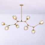 Retro Loft Ceiling Chandelier  Gold - Image 3