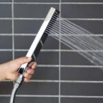 Freestanding Tub Filler Bathtub Faucet Chrome Floor Mounted Faucets with Hand Shower - Image 5