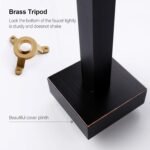 Freestanding Bathtub Faucet Tub Filler Floor Mount Bathroom Faucets Brass Single Handle with Hand Shower - Image 10